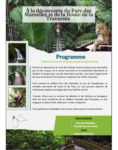 PARC DES MAMELLES / ROUTE DE LA TRAVERSÉE