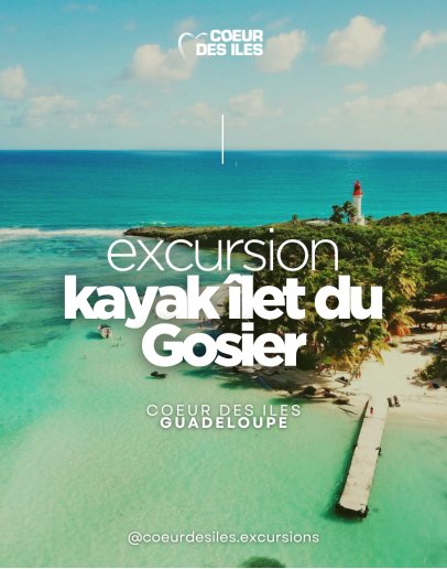 Kayak, islet of Le Gosier