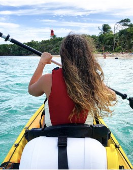 Kayak, islet of Le Gosier