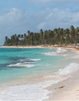 Marie Galante on a motor catamaran