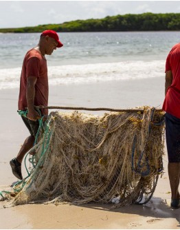 Purse seine fishing